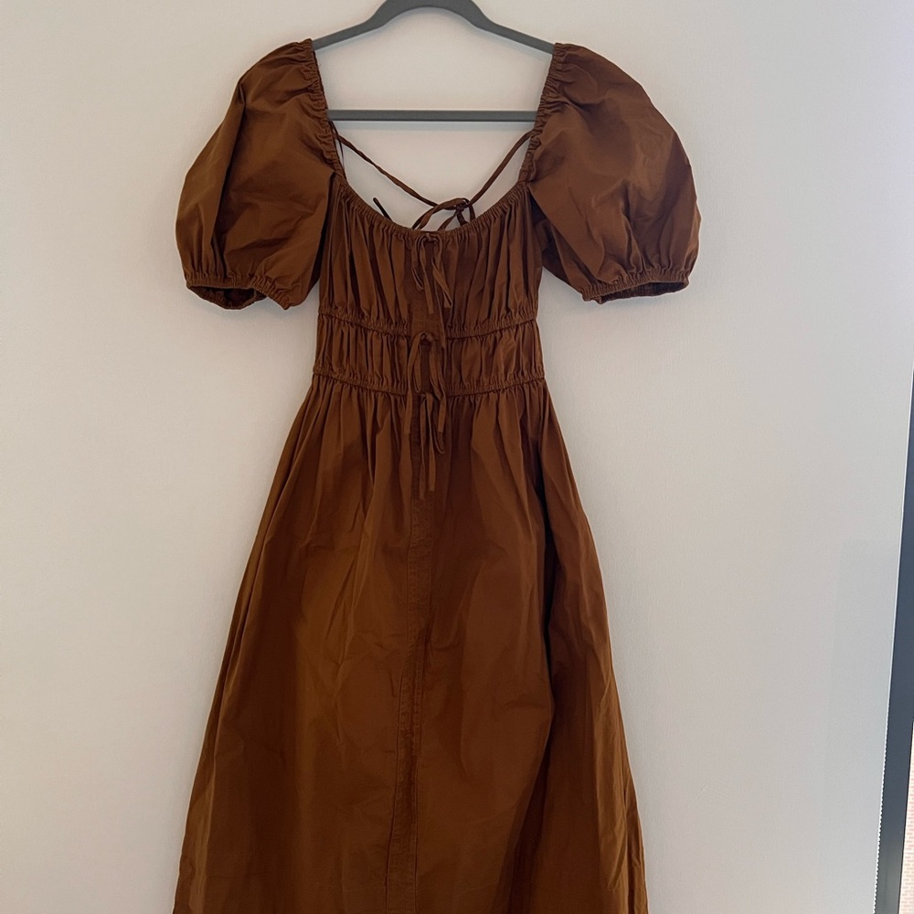 En Saison Milkmaid Midi Dress